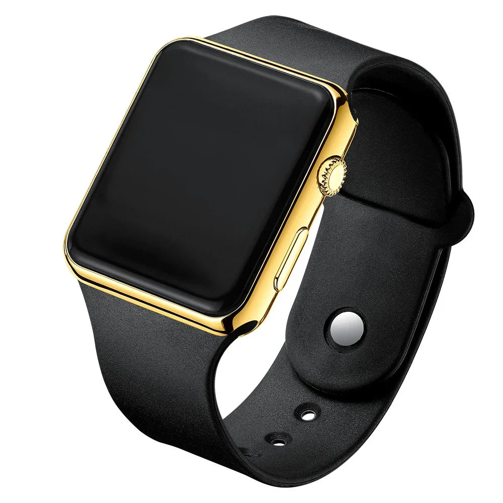 Digital Watches Men For Women Electronic LED Wristwatch Fashion Casual Simple Silicone Female Clock