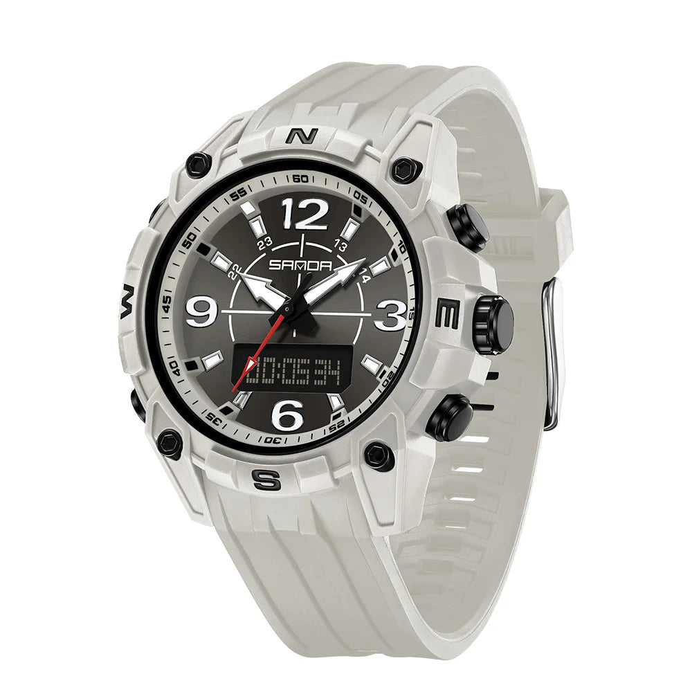 SANDA Sports Watches Men LED Watch New Waterproof Digital Wrist Watches Shockproof Sports Watches for Man Electrionic Clock