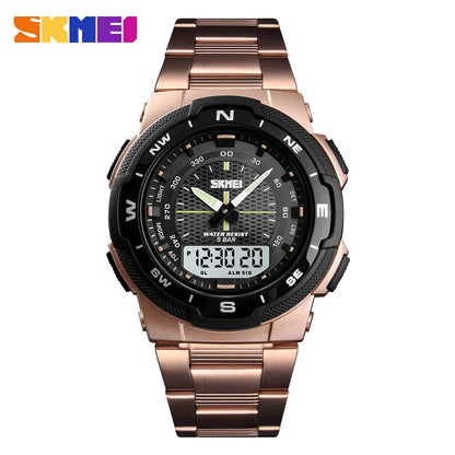 2025 Men Watch  Top Brand Luxury Business Waterproof Wrist Watch Men Fashion Quartz Sports Watches Stainless Steel Mens Watches