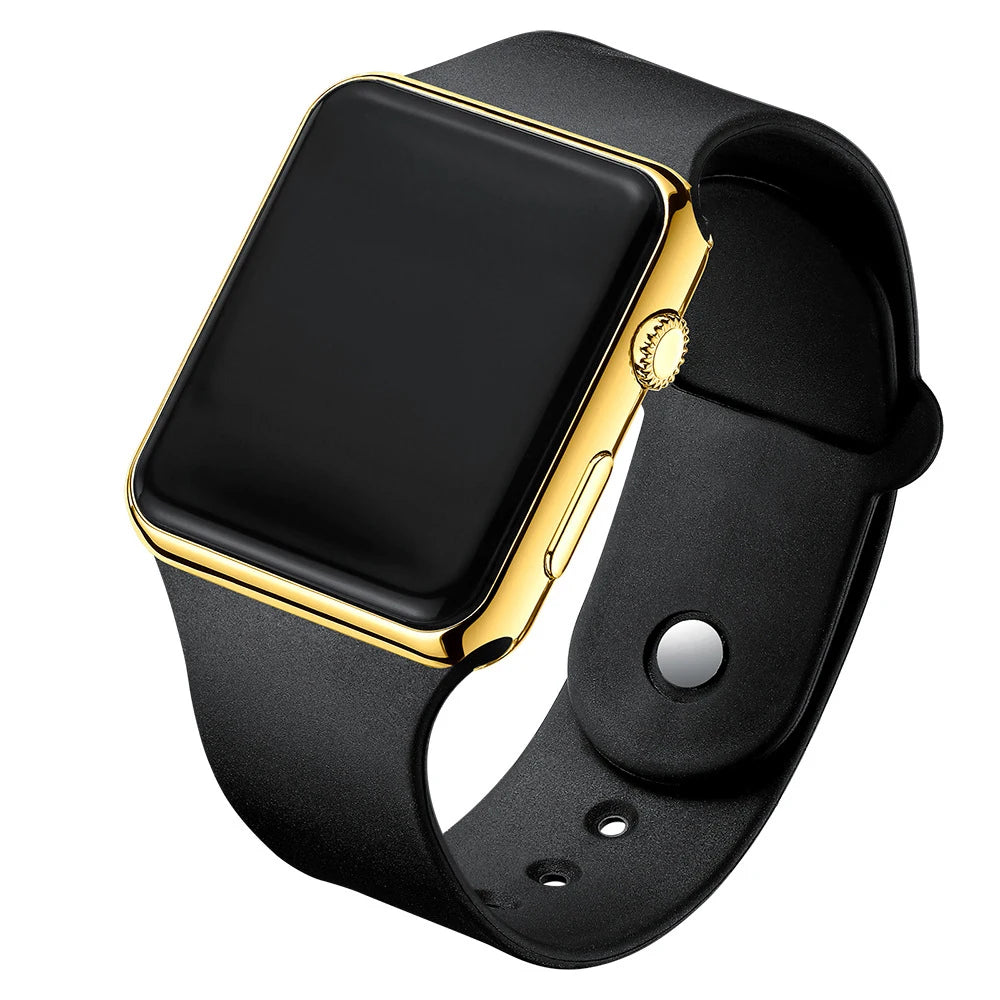 Digital Watches  Men For Women Electronic LED  Wristwatch  Fashion Casual Simple Silicone Female Clock