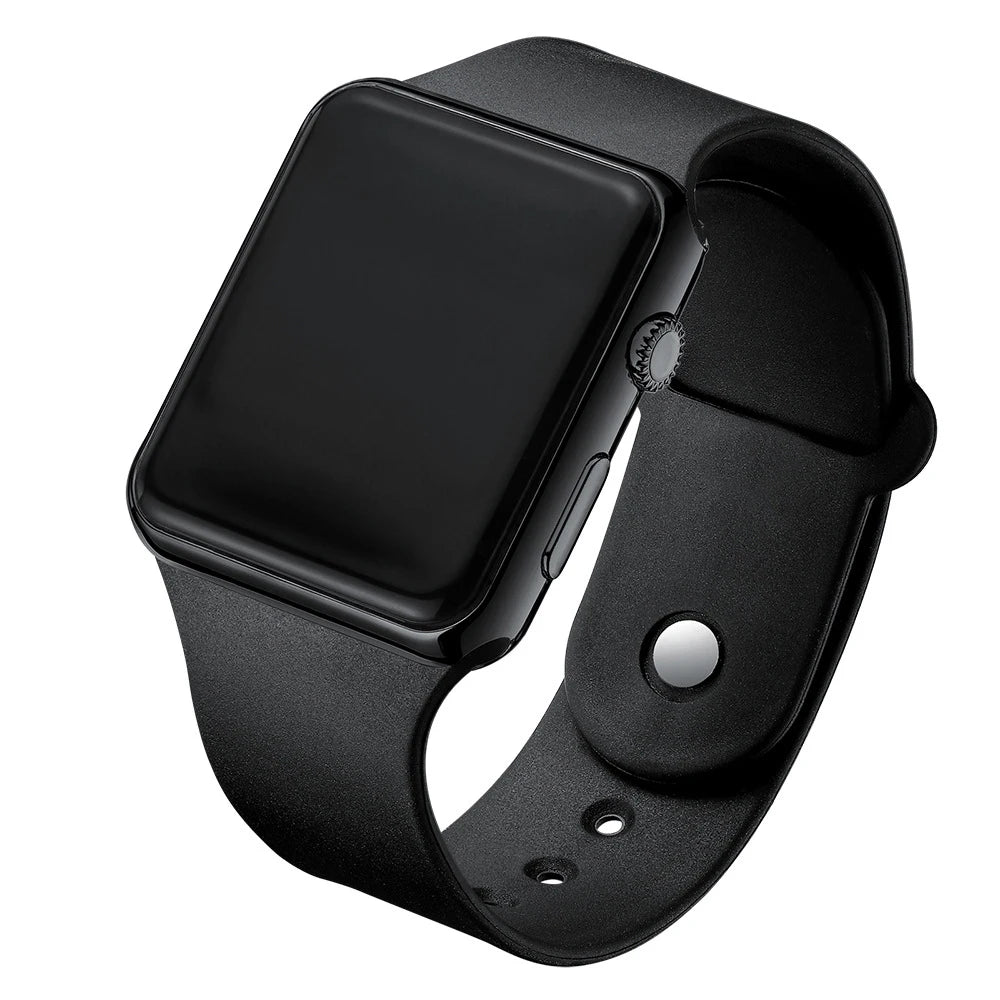 Digital Watches  Men For Women Electronic LED  Wristwatch  Fashion Casual Simple Silicone Female Clock