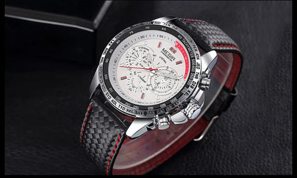 MEGIR Watches Men's Quartz Wrist Watches Top Brand Luxury Male Fashion Casual Luminous Waterproof Clock Leather Watch Hot 1010