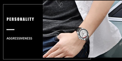 MEGIR Watches Men's Quartz Wrist Watches Top Brand Luxury Male Fashion Casual Luminous Waterproof Clock Leather Watch Hot 1010