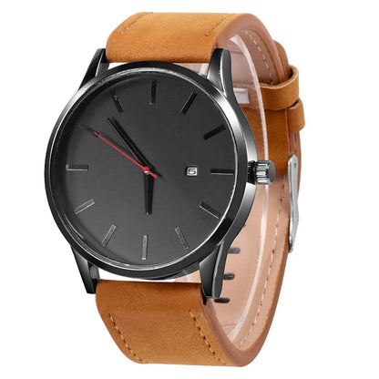 Relogio Masculino Sports Men's Wristwatches Leather Male Clock Minimalistic Watches Famle Quartz Simple Designer Reloj Hombre