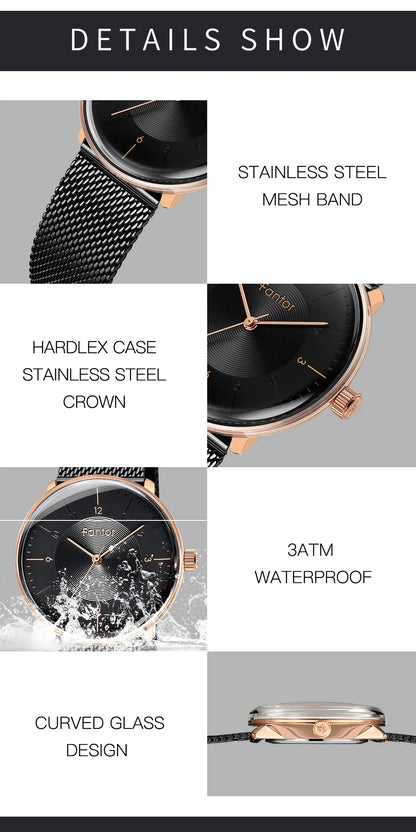 Fantor Brand Luxury Fashion Elegant Woman Watch relogio feminino Ladies Wrist Watch for Women