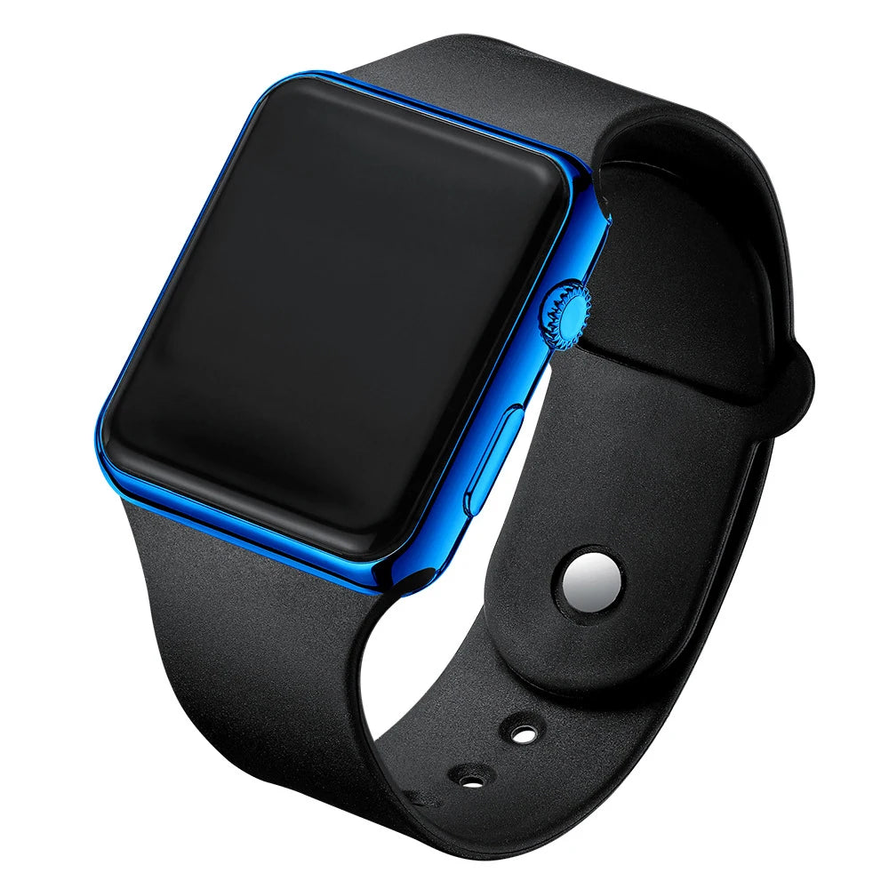 Digital Watches  Men For Women Electronic LED  Wristwatch  Fashion Casual Simple Silicone Female Clock