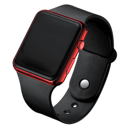 Digital Watches  Men For Women Electronic LED  Wristwatch  Fashion Casual Simple Silicone Female Clock
