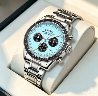 2026 New Sports Watch Men Top Brand Luxury Mens Watches Business Waterproof Military Quartz Chronograph Wristwatch Montre Homme