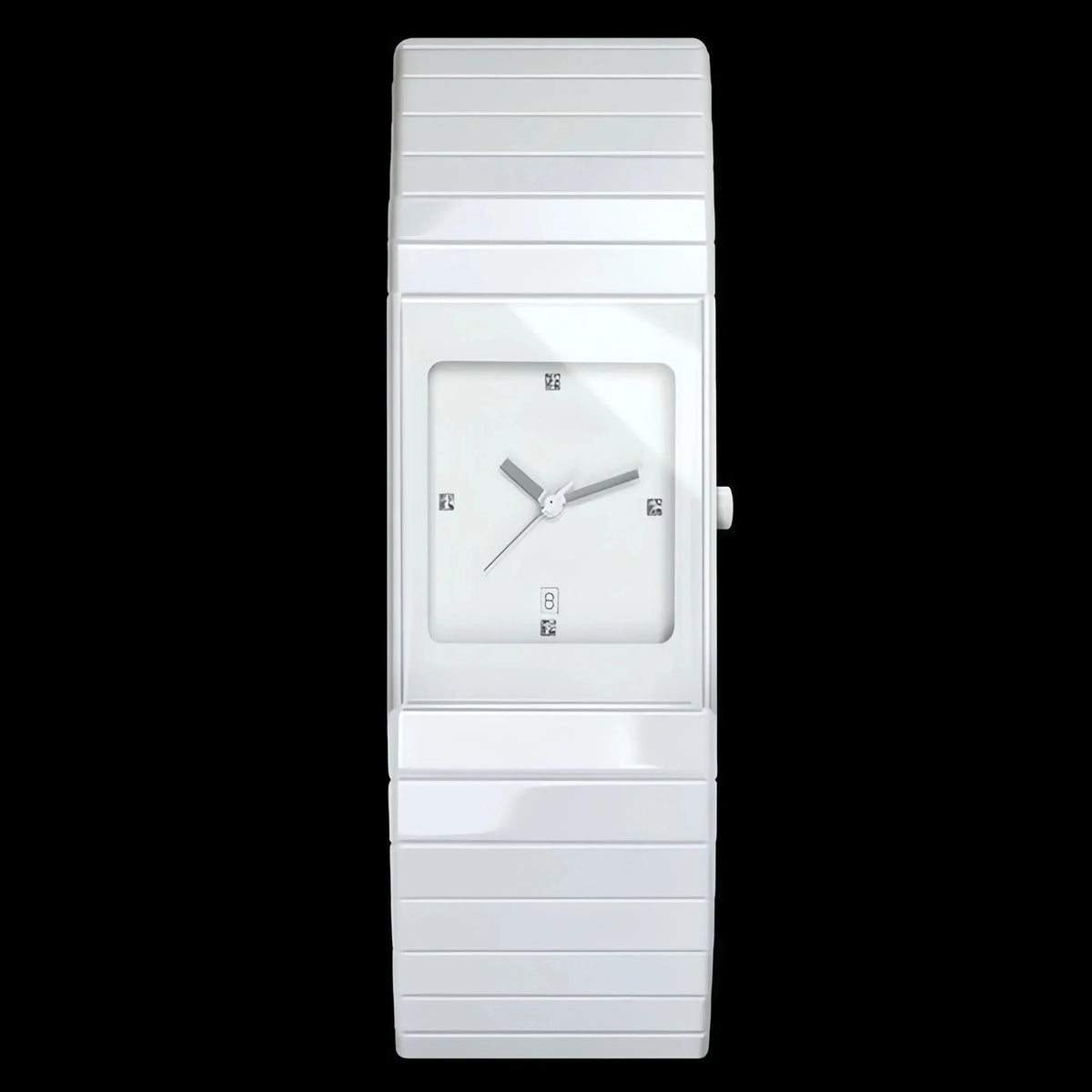 Brand men's watch, quartz women's watch, fashionable and versatile small black steel couple watch
