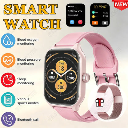 Smart Watch Plus Men Women Plus Full Touch Screen Sports Fitness Watch BT Call Android Phone Digital Multidial Smartwatch HW12