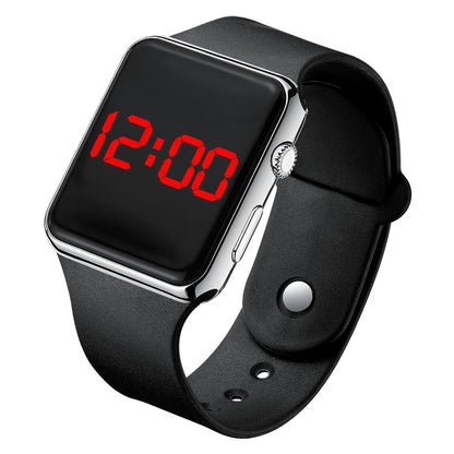 Digital Watches  Men For Women Electronic LED  Wristwatch  Fashion Casual Simple Silicone Female Clock