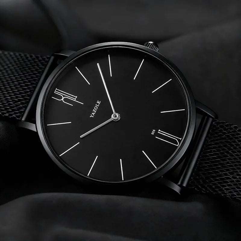 Fashion Simple Men Watch TOP Brand Luxury Classic Design Quartz Wristwatches For Man Ultra Thin Business Male Clock Montre Homme