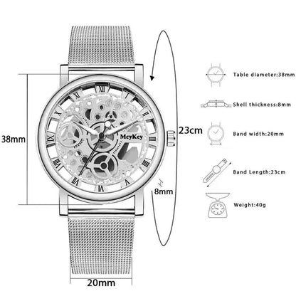 2025 New Fashion Women Gold Luxury Casual Quartz Watch Metal Mesh Stainless Steel Watches Relogio Feminino Ladies Wrist Watches