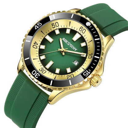 Casual Watches for Men Fashion New Men's Watch Multi Functional Luminous Date Quartz Wrist Watch Waterproof Leisure Man Clock