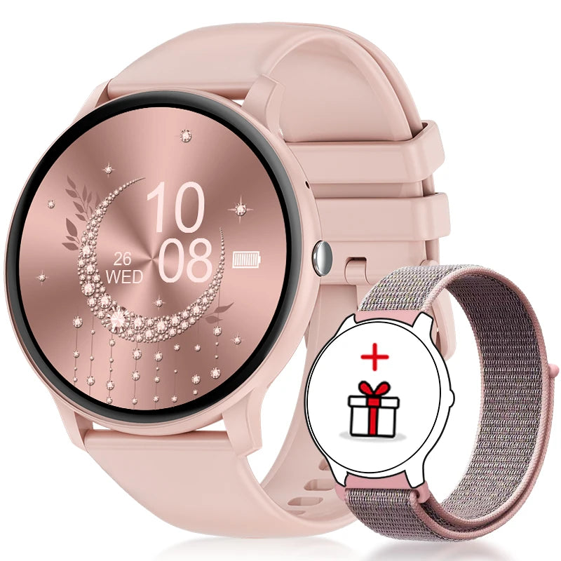 2026 New Smart Watch Women Men Bluetooth Call Sports Fitness Watches Heart Rate Health Monitor Smartwatch Ladies For Android iOS