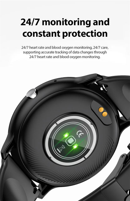 2026 New Smart Watch Women Men Bluetooth Call Sports Fitness Watches Heart Rate Health Monitor Smartwatch Ladies For Android iOS