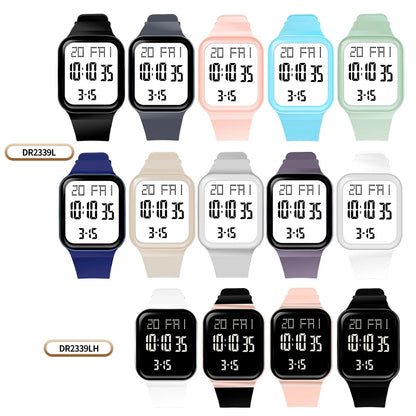 Watch for Men Sports High School Students Trendy Couple Watch Waterproof Alarm Clock Multi Functional Women Electronic Watches
