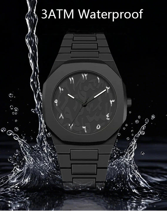 Middle Eastern Popular Sports Watches for Men and Women Dopamine Quartz Watches Niche Fashion Waterproof Stainless Steel