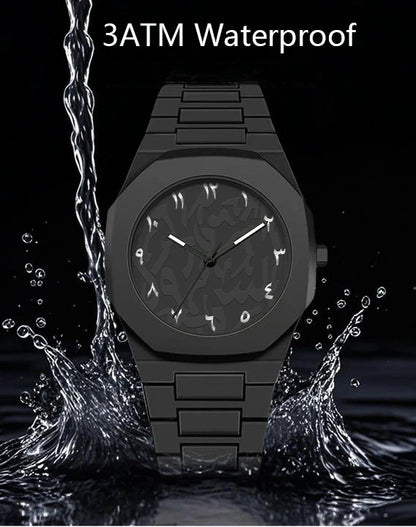 Middle Eastern Popular Sports Watches for Men and Women Dopamine Quartz Watches Niche Fashion Waterproof Stainless Steel