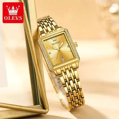 OLEVS 9995 Date Watch for Women Luxury Waterproof Luminous Watches Elegant Quartz Ladies Womens Wristwatces Relojes Para Mujer