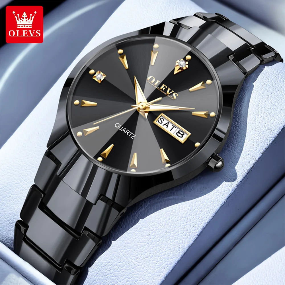 OLEVS Brand Watch Hot Selling Waterproof Tungsten Steel Men's Watch 8697