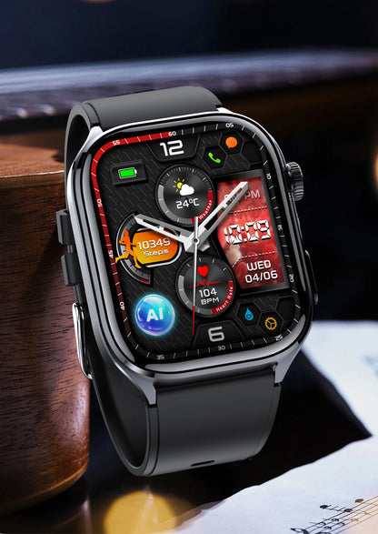 2026 New Accurate ECG Smart Watch Heart Health Analysis Blood analysis Blood Lipid Blood Pressure BT call Smart Watches For Men