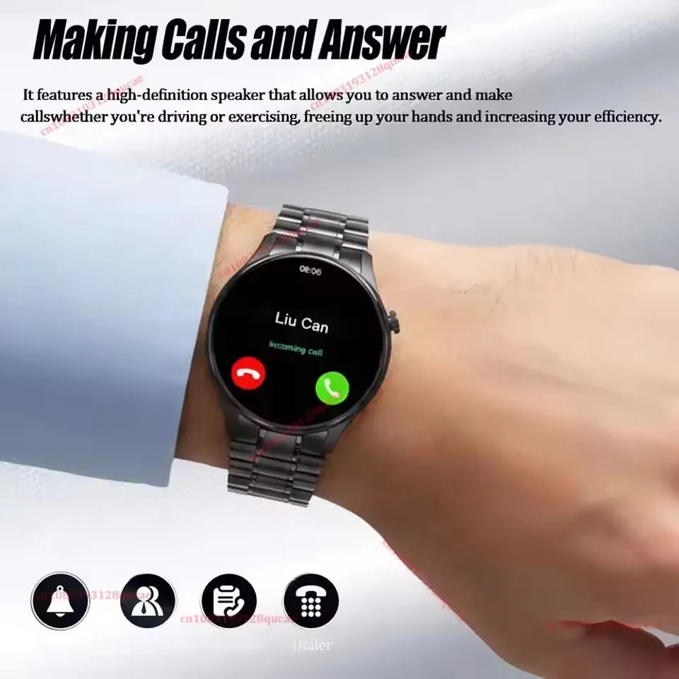 2026 Smart Watch For Men 100+Sport Modes HD Touch Screen Photos Control DIY Dial Smartwatch 5ATM Waterproof For ios android HT30