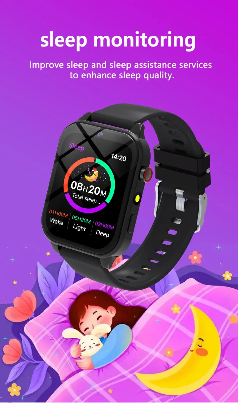 New Smart Watch Kids Toys 18 Games Sleep Monitoring Alarm Clock Calculator Steps Children Smartwatch Camera Girls Boys Gifts