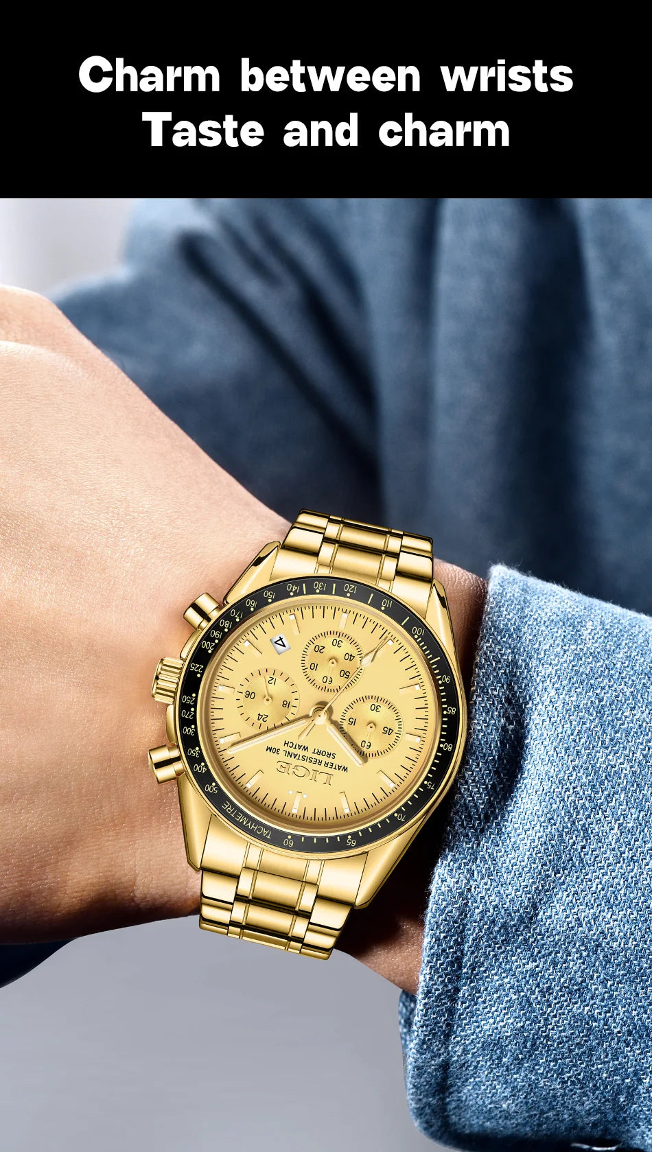2026 New Sports Watch Men Top Brand Luxury Mens Watches Business Waterproof Military Quartz Chronograph Wristwatch Montre Homme