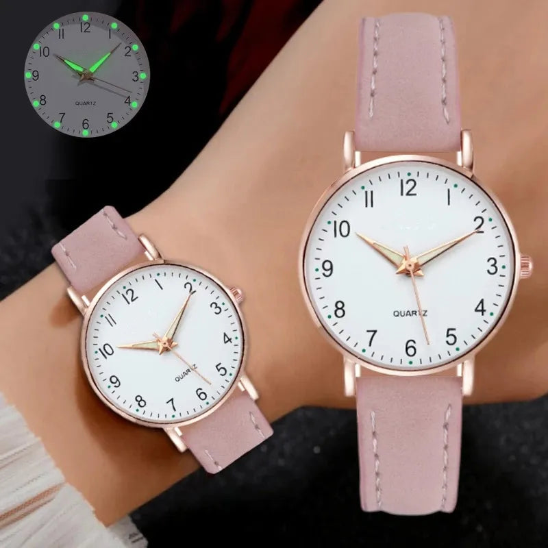 New Fashion Students Watches Ladies Luxury Wrist Watches Woman Small Leather Bracelet Watch For Girls Gifts Relogio Feminino Hot