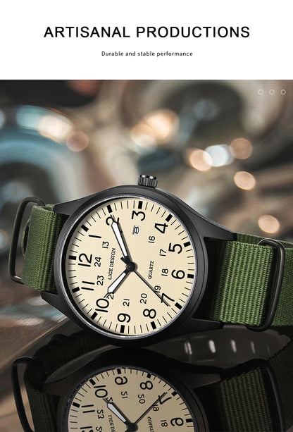 New Fashion LIGE Fashion Man Watch Outdoor Casual Sport Classic Auto Date Waterproof Luminous Quartz Watches Male Wear-resistant