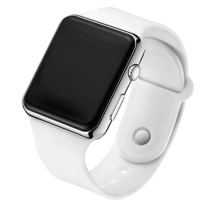 Digital Watches  Men For Women Electronic LED  Wristwatch  Fashion Casual Simple Silicone Female Clock