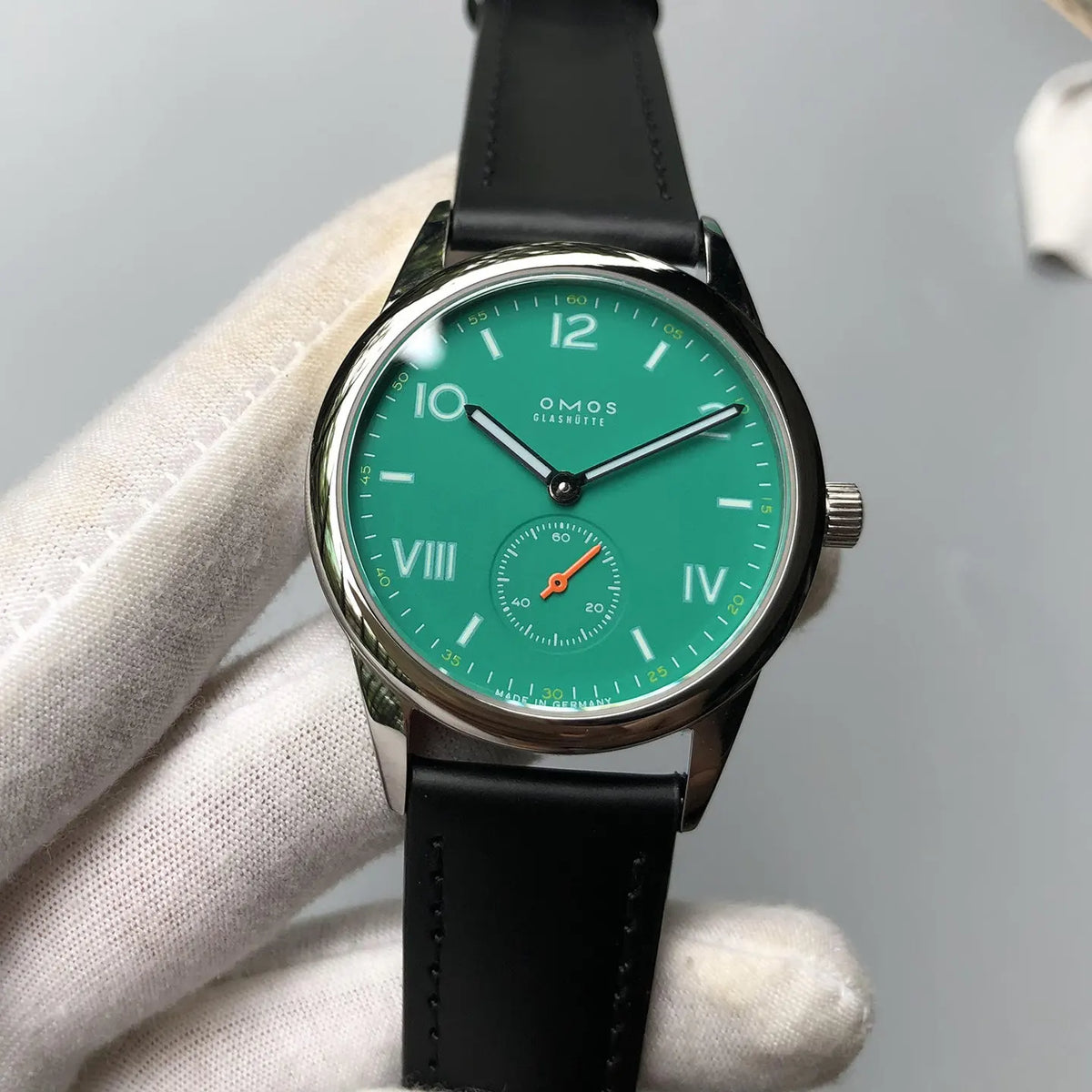 High-end men's 38.5mm automatic mechanical watch, equipped with Seagull ST17 movement, waterproof and luminescent