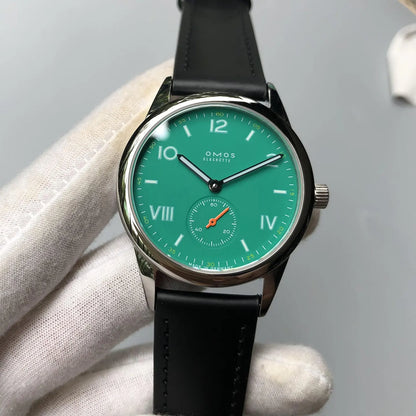 High-end men's 38.5mm automatic mechanical watch, equipped with Seagull ST17 movement, waterproof and luminescent