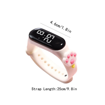 2024 New Sports Watch Outdoor Silicone Bracelet Electronic Watch  Cartoon Bracelet Digital Watches Unisex Gift