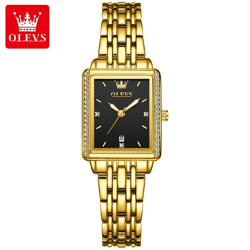 OLEVS 9995 Date Watch for Women Luxury Waterproof Luminous Watches Elegant Quartz Ladies Womens Wristwatces Relojes Para Mujer