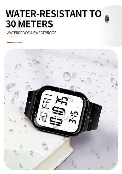 Watch for Men Sports High School Students Trendy Couple Watch Waterproof Alarm Clock Multi Functional Women Electronic Watches