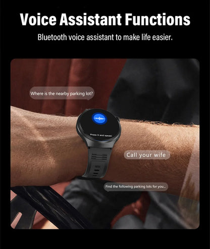 2026 Men Smartwatch for Women Full Touch Screen Voice Call Fitness Tracker Smart Watch Waterporoof Sport Wristwatch Gift Ht30