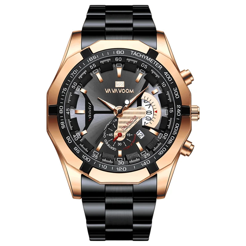 2023 Top Brand Luxury Watch Fashion Selling Gold Sports Casual Quartz  Travel Wristwatch Waterproof Mens Clock Relogio Masculino
