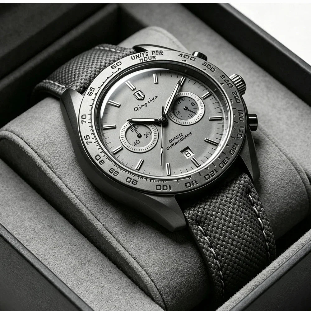 Fashion Casual Men Quartz Watch with Auto Date Chronograph Waterproof Sport Relogio Masculino