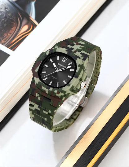 Skmei Bracelet Watches for Mens Analog Display 50M Waterproof Simple Style Quartz Wristwatch