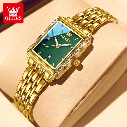 OLEVS 9995 Date Watch for Women Luxury Waterproof Luminous Watches Elegant Quartz Ladies Womens Wristwatces Relojes Para Mujer