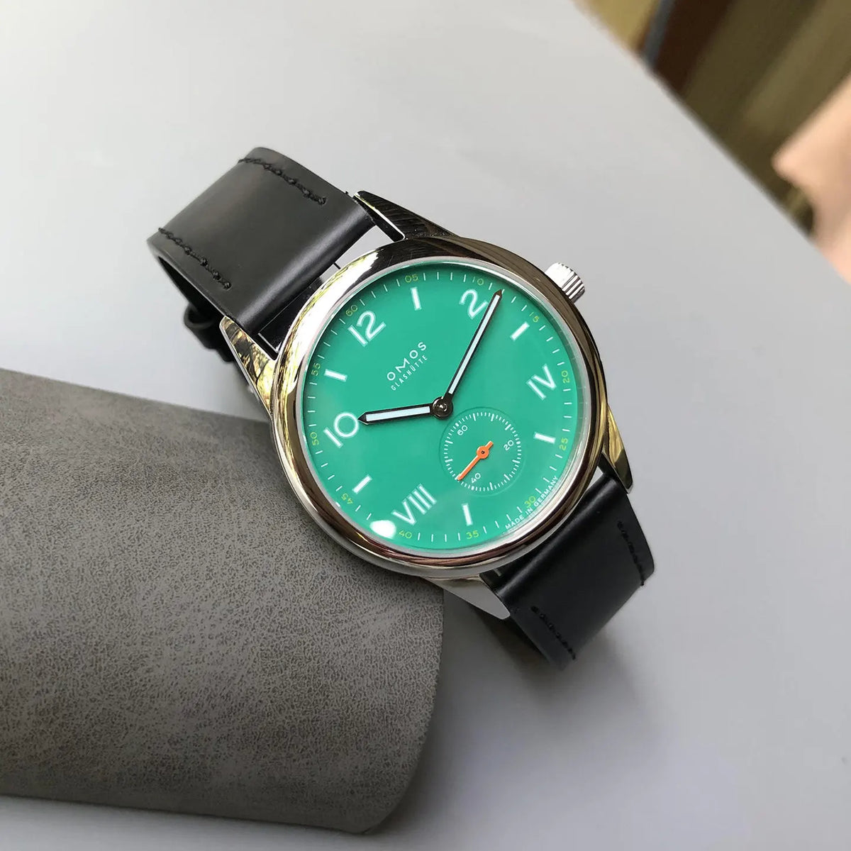 High-end men's 38.5mm automatic mechanical watch, equipped with Seagull ST17 movement, waterproof and luminescent