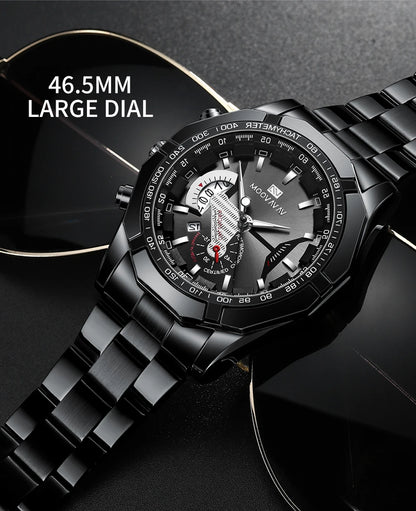 2023 Top Brand Luxury Watch Fashion Selling Gold Sports Casual Quartz  Travel Wristwatch Waterproof Mens Clock Relogio Masculino