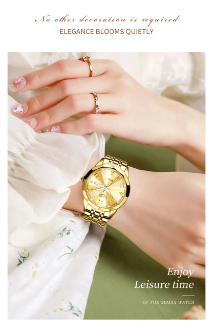 LIGE Top Brand New Fashion Women Watches Ladies Luxury Creative Steel Women Bracelet Watches Female Quartz Waterproof Watch Gift