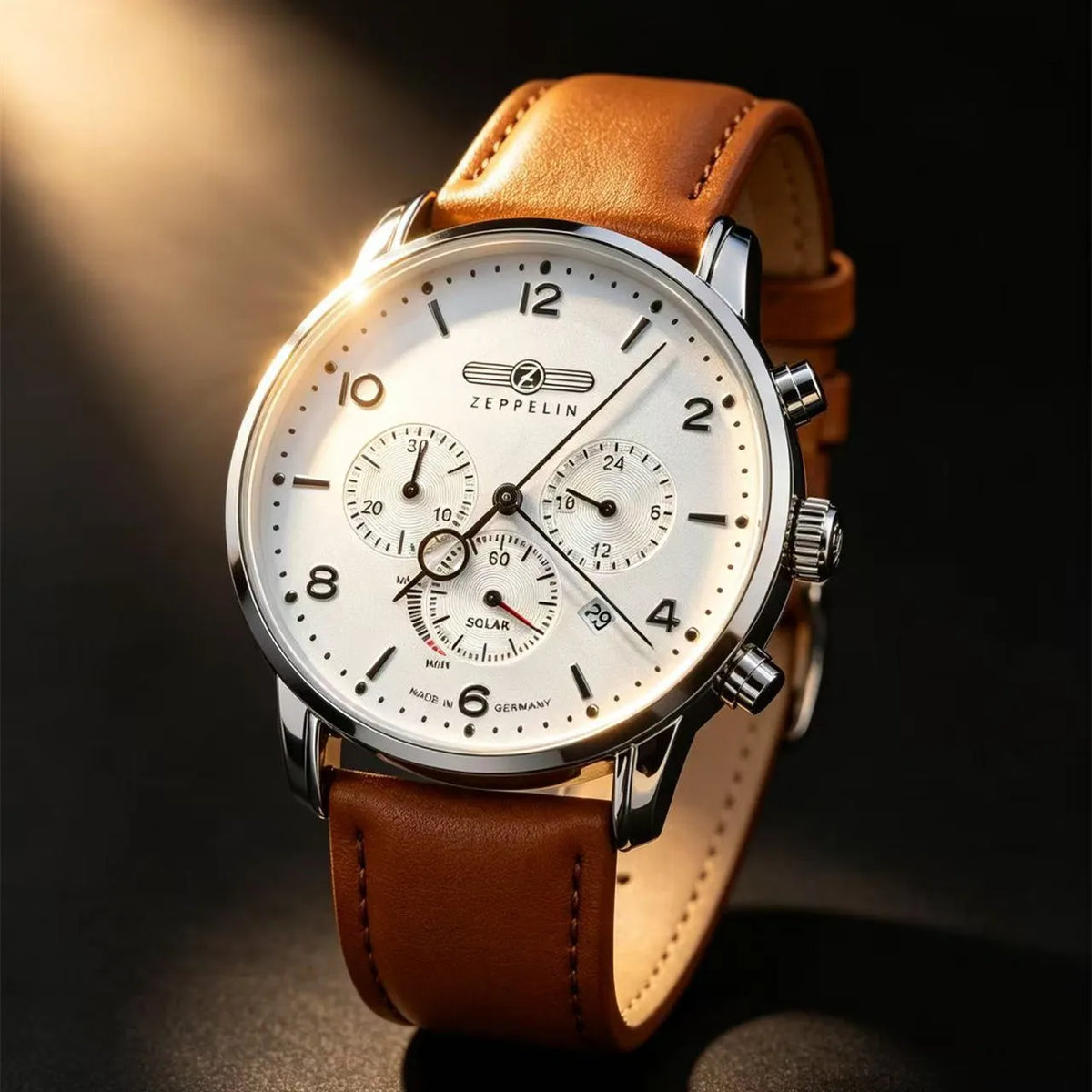 New Fashion Zeppelin Hindenburg Series Quartz Watch Retro Leisure Business Watch Multi Functional Luxury Date Men's Watch