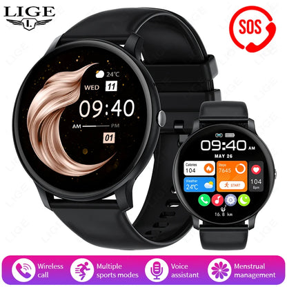 2026 New Smart Watch Women Men Bluetooth Call Sports Fitness Watches Heart Rate Health Monitor Smartwatch Ladies For Android iOS