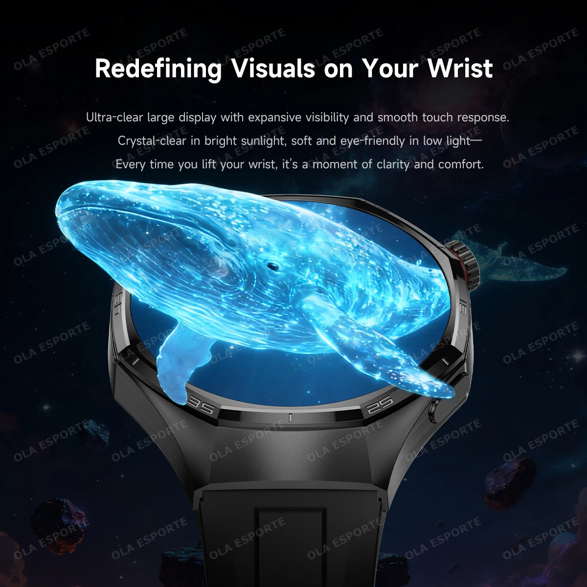 Men Smart Watch 1.52" HD Screen Bluetooth 5.4 Wireless Call Information Reminder Health Monitor Smart Watch IP68 Waterproof HT30