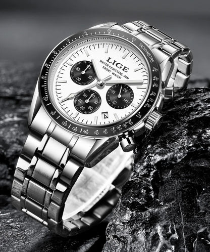 2026 New Sports Watch Men Top Brand Luxury Mens Watches Business Waterproof Military Quartz Chronograph Wristwatch Montre Homme