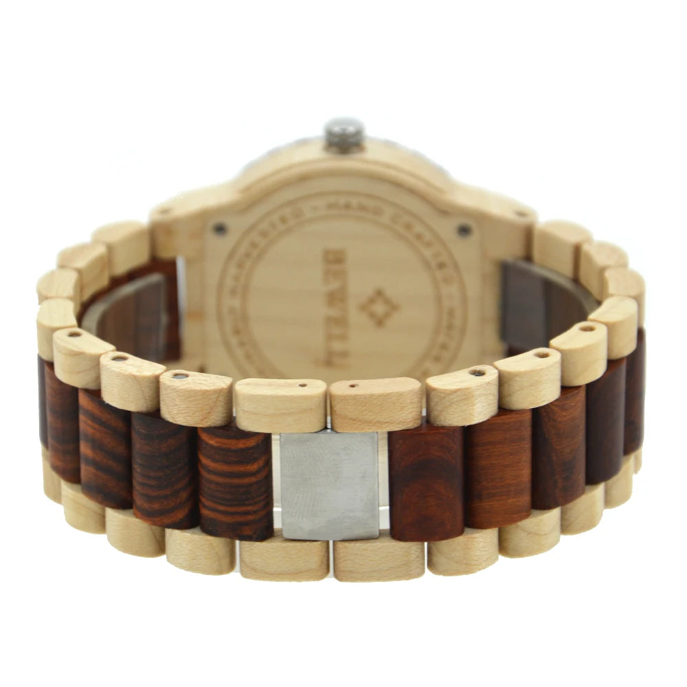 Wooden Watch for Men, Handmade Lightweight Wooden Wrist Watches, Mens Wooden Watch, Wood Watch Gifts for Men